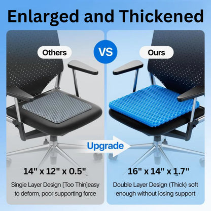 CloudSet Pro Honeycomb Gel Seat Cushion